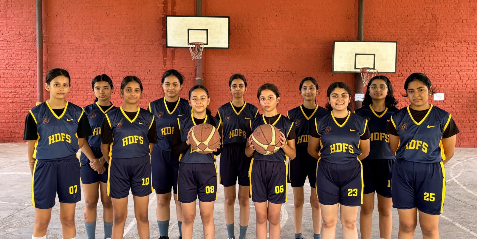 The Basketball team of The HD Foundation School participated in Kumaon Zone U-19 CISCE Regional Basketball Competition